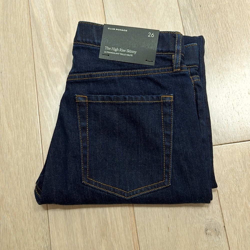 Club Monaco High Rise Skinny Jeans
